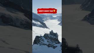 We went to Europe’s Highest Train Station ☃️ switzerland zurich travel [upl. by Erelia]