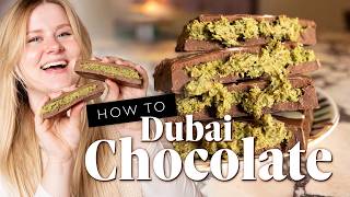 Virale Dubai Chocolate Einfaches DIYRezept für zu Hause [upl. by Lapotin758]