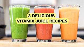 3 Delicious Vitamix Juice Recipes Carrot Celery amp Grapefruit Blends [upl. by Cornell151]