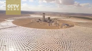 World’s biggest solar tower being built in Israel’s Negev Desert [upl. by Doughty708]