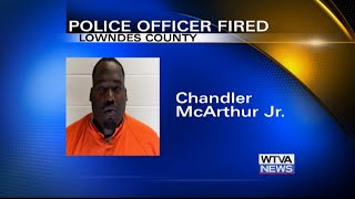 Brooksville police officer fired after arrest in Lowndes County [upl. by Shaeffer]