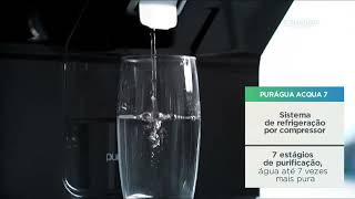 Purificador de Água Esmaltec 22L com Filtro Refil Purágua Acqua 7 [upl. by Ayotahc]