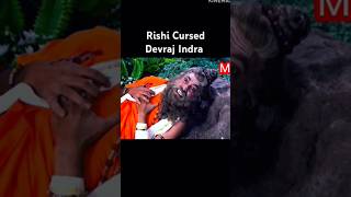 Rishi Cursed Devraj Indra 🧘😡 devon Ke Dev Mahadev status youtubeshorts trendingshorts [upl. by Atteval629]