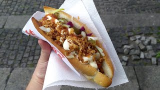 HOT DOG Z DWORCOWEJ BUDKI JAK 20 LAT TEMU  KEBSON W  BAR LUSSI WARSZAWA ŚRÓDMIEŚCIE DWORZEC [upl. by Somerville]