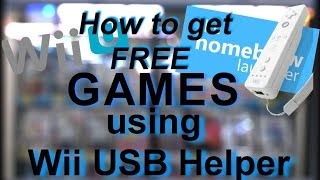 NOT WORKING How to install FREE GAMESDLC on your Wii U Using Wii USB Helper 2017 [upl. by Modla]