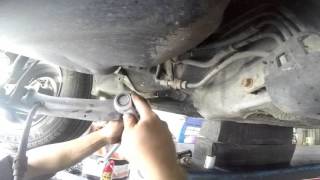 Rear Trailing Arm Bushing Replacement TOYOTA TERCEL 15L 19962002 5EFE A242L [upl. by Ehrenberg]