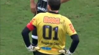 Goalkeeper Rogerio Cenis 100th career goal [upl. by Hymen]