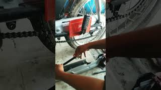 How to fiting bike chain cover shorts bike repair [upl. by Nolyag347]