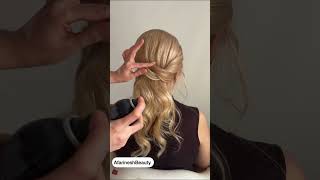 Half and Down Hairstyle with a Nice French Twist  wedding hairstyle  chignon tutorial [upl. by Ahsema]