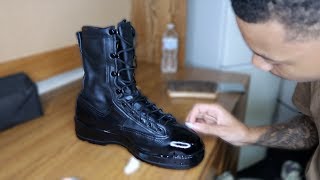 HOW TO SHINE MILITARY BOOTS 2019 [upl. by Kashden479]