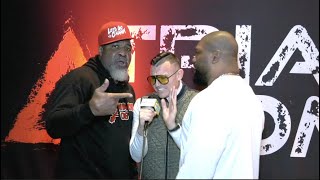 The Schmo Separates Rampage Jackson amp Shannon Briggs During Interview [upl. by Allis2]