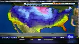 Day Planner with Heather Tesch The Weather Channel Wednesday Jan 11 2012 [upl. by Eadahs]