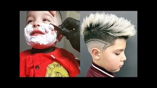 Erstaunliche Kinder Jungen Haarschnitt ★ Tolle Designs und Frisuren  Dünyanın En iyi Berberleri [upl. by Maribeth]