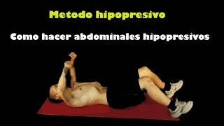 Como hacer abdominales hipopresivos  El método hipopresivo [upl. by Anny321]