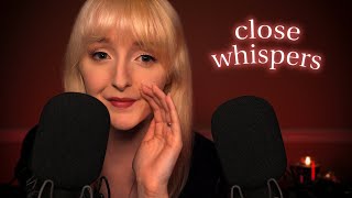 ASMR Close Ear to Ear Whispers amp Mic Attention [upl. by Frech982]