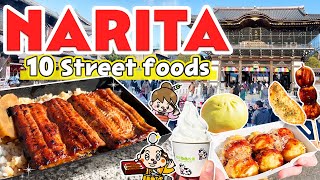 Japanese Street Food Tour near Narita Airport  Japan Travel Tips [upl. by Ahoufe]