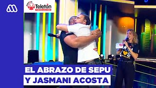 Teletón 2024  quotEste nos va a descontracturarquot El abrazo de Sepu con Jasmani Acosta [upl. by Snapp158]