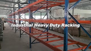 Warehouse Industrial Storage Racking With Stacking Frame [upl. by Sue]