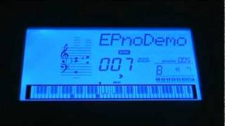 Yamaha YPG235  Electronic Piano Demo [upl. by Stinky]