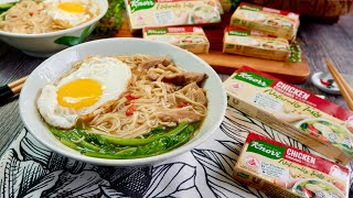 The Easiest Chinese Chicken Noodle Soup 花雕鸡汤面 Hua Tiao Chicken Noodles • Knorr Chicken Cube Recipe [upl. by Francklin]