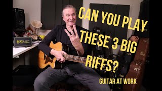 Can You Play These 3 Big Riffs [upl. by Brocklin375]