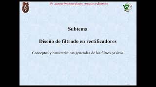 14 Filtro Capacitivo en Rectificadores [upl. by Odlo]