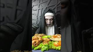 Lavishness as its finest Lmaooo  See More ➡Itsmedelicioso mukbang halloween youtubeshorts [upl. by Hiro]