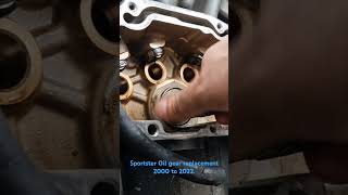 Sportster Oil gear replacement 2000 to 2022  Bronze oil Gear [upl. by Beattie899]