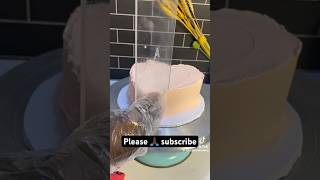 Easy cake decorating tips for beginners cake buttercreamfrosting [upl. by Tijnar]