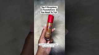 5 Drugstore Foundations You Need To Try amp Rating Them… [upl. by Vin]