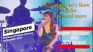 Regine Velasquez in Singapore sings her hits 2024 version  The Best of Times 26 October 2024 [upl. by Kial]