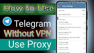 How To Use Telegram Without VPN in Pakistan in 2024  How to Add Proxy on Telegram For free  proxy [upl. by Kent912]