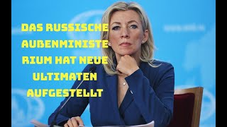 Danach ist Frieden nicht mehr möglich Sacharowa warnte Kiew vor einer Annäherung an die NATO [upl. by Rebma]