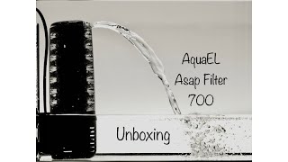 Aquael Asap Filter 700 Unboxing [upl. by Irianat]