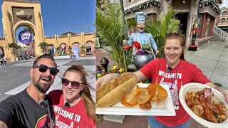 Trying Food From All Over The World At Universal Studios Mardi Gras 2024 Whats New Around The Park [upl. by Vine]