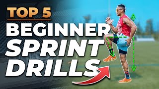 Top 5 Sprint Drills for Beginners  Learn Proper Running Form amp Technique Full Follow Along [upl. by Zobkiw538]