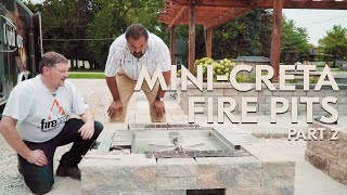 MiniCreta Fire Pit Construction  Part 2 [upl. by Ogirdor]