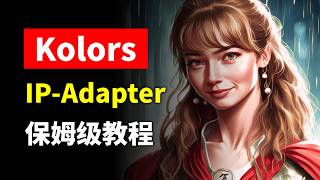 Kwai Kolors IPAdapter来了！快手可图官方发布IPAdapter模型，中文出图可控性大大提升 风格迁移效果超好！ComfyUI Kolors IPAdapter工作流搭建教程 [upl. by Odella]