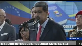 Maduro introduce recursos de amparo ante el TSJ por presuntos quotataquesquot contra el proceso electoral [upl. by Lorna]