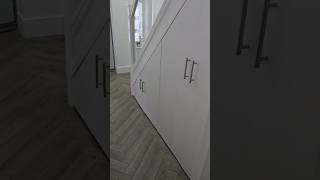 DIY Under Stairs Cupboard Doors diy shorts home [upl. by Anirahs492]