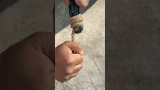 Incredible Tarp Corner Knot  simple but works [upl. by Wasson]