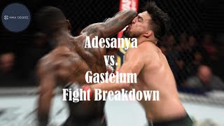 Gastelum vs Adesanya Fight Breakdown [upl. by Guttery]