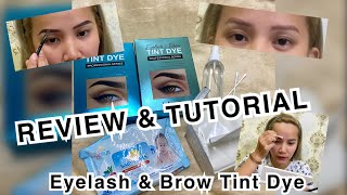 EYELASH amp BROW TINT DYE  SHOPEE  PHILIPPINES [upl. by Bidget]