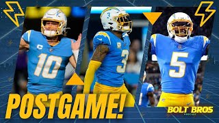 Chargers vs Raiders Week 1 Postgame Show  LA Chargers Recap amp Analysis BOLT BROS  LA Chargers [upl. by Leiahtan926]