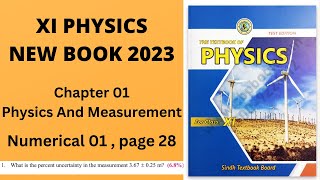 XI New Book Physics CH 01 Numerical 01 Page 28 [upl. by Nireil]