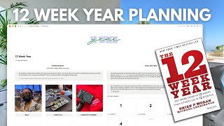 How To ACTUALLY Meet Your Goals  Notion 12 Week Year Template [upl. by Laney286]