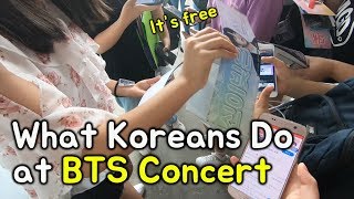 BTS Seoul Concert Experience Free Giveaway Heaven 방탄소년단 콘서트 브이로그 [upl. by Seibold622]