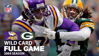 Minnesota Vikings vs Green Bay Packers Full Game  NFL 2004 Season Wild Card [upl. by Elag]