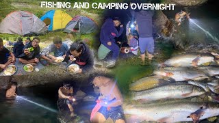 DARAU KHOLA NIGHT FISHING AND CAMPING ⛺️FISHING IN NEPAL  SPEAR FISHING FISHING IN NEPAL [upl. by Eiramyllek627]