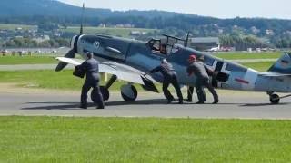 airpower 2011 zeltweg Me109 Me262 [upl. by Yusem]